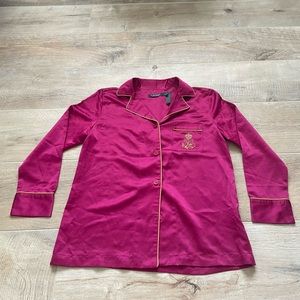 ralph lauren silk pj set